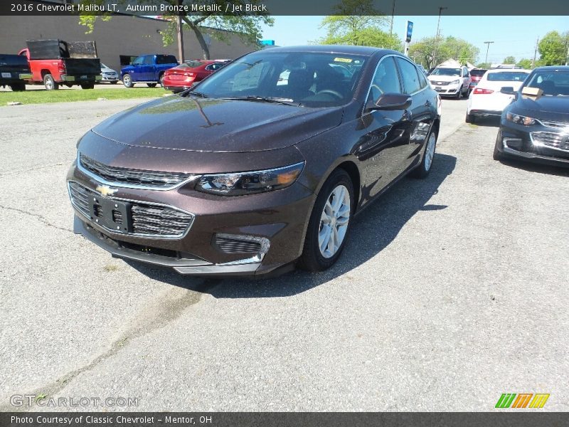 Autumn Bronze Metallic / Jet Black 2016 Chevrolet Malibu LT