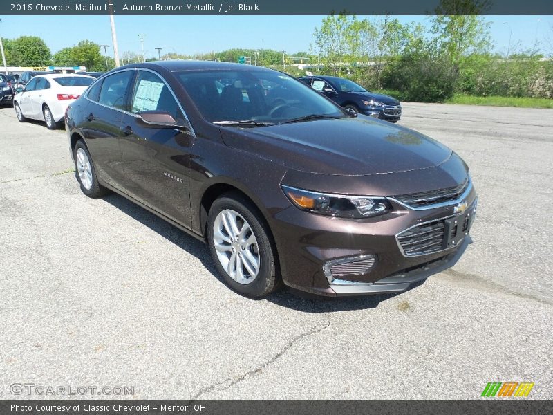Autumn Bronze Metallic / Jet Black 2016 Chevrolet Malibu LT