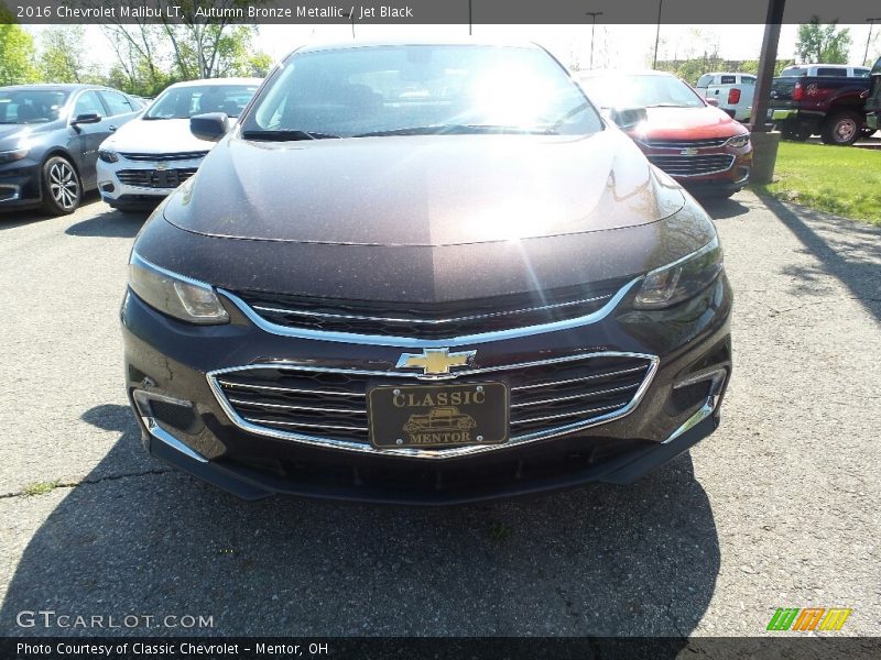 Autumn Bronze Metallic / Jet Black 2016 Chevrolet Malibu LT
