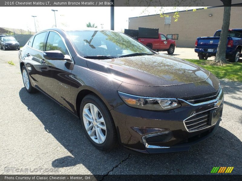 Autumn Bronze Metallic / Jet Black 2016 Chevrolet Malibu LT