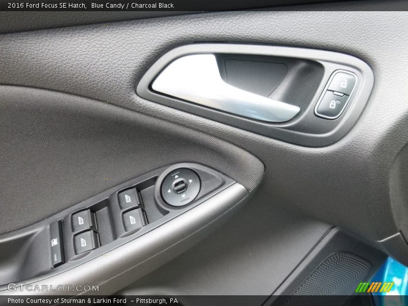 Blue Candy / Charcoal Black 2016 Ford Focus SE Hatch