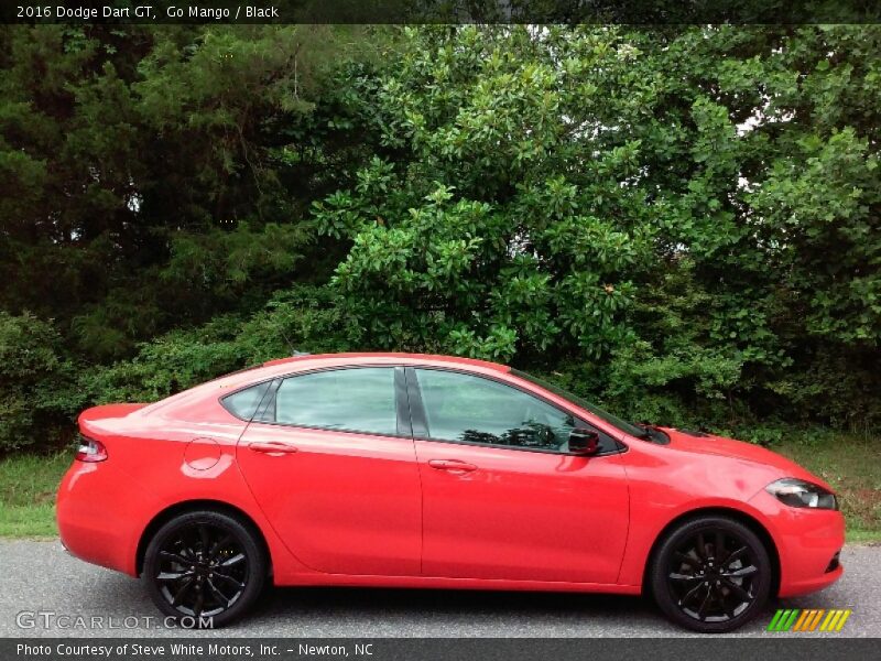 Go Mango / Black 2016 Dodge Dart GT