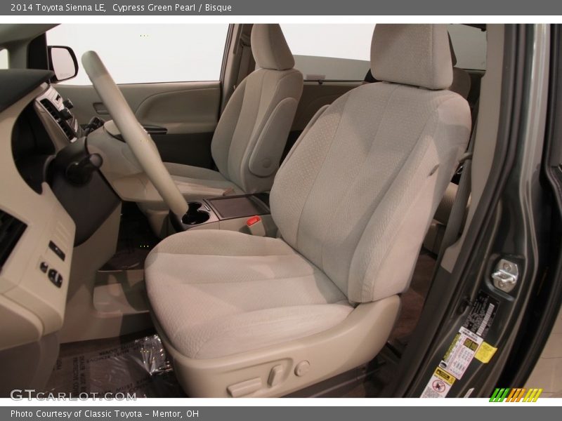 Cypress Green Pearl / Bisque 2014 Toyota Sienna LE