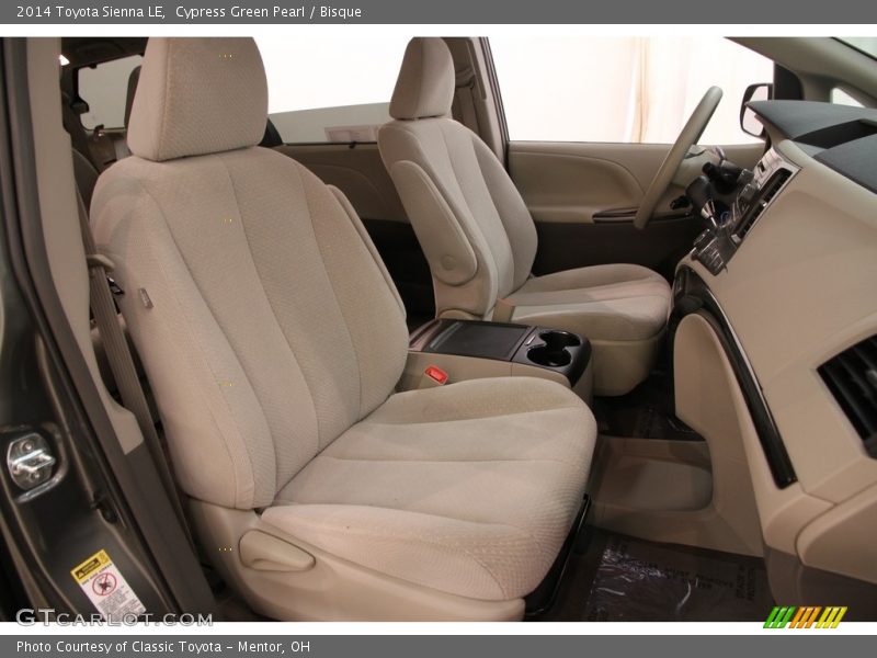Cypress Green Pearl / Bisque 2014 Toyota Sienna LE