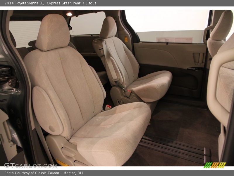 Cypress Green Pearl / Bisque 2014 Toyota Sienna LE