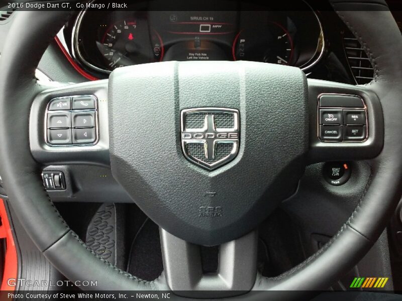 Go Mango / Black 2016 Dodge Dart GT