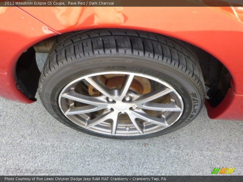 Rave Red / Dark Charcoal 2011 Mitsubishi Eclipse GS Coupe