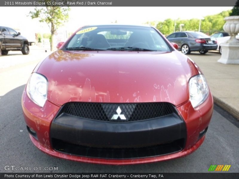 Rave Red / Dark Charcoal 2011 Mitsubishi Eclipse GS Coupe