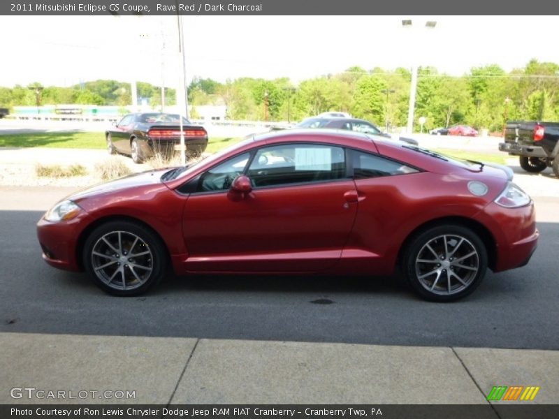 Rave Red / Dark Charcoal 2011 Mitsubishi Eclipse GS Coupe