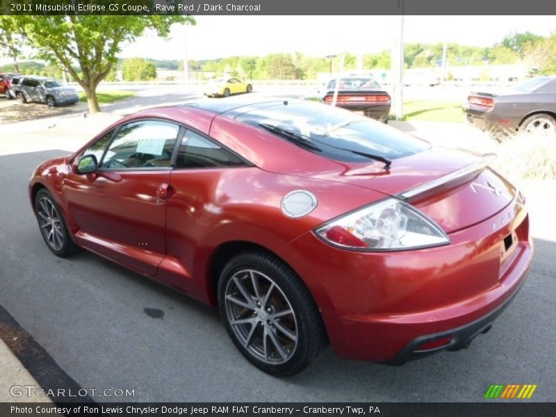 Rave Red / Dark Charcoal 2011 Mitsubishi Eclipse GS Coupe