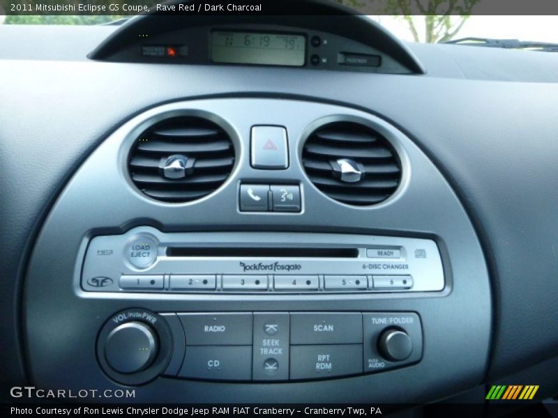 Rave Red / Dark Charcoal 2011 Mitsubishi Eclipse GS Coupe