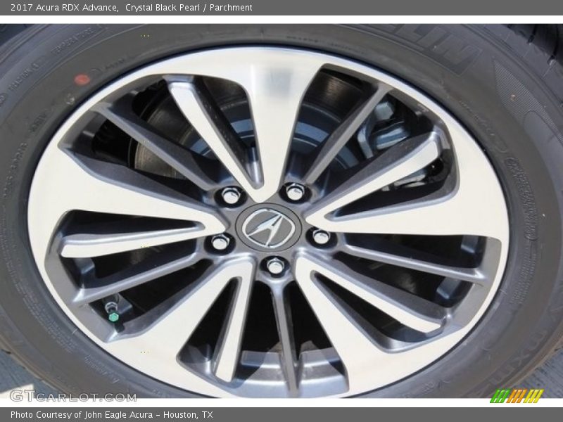 Crystal Black Pearl / Parchment 2017 Acura RDX Advance