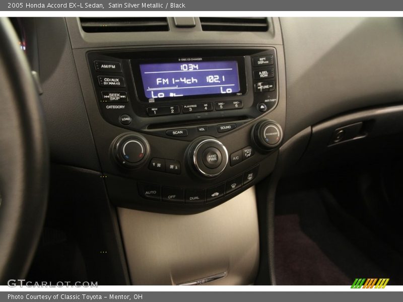 Satin Silver Metallic / Black 2005 Honda Accord EX-L Sedan