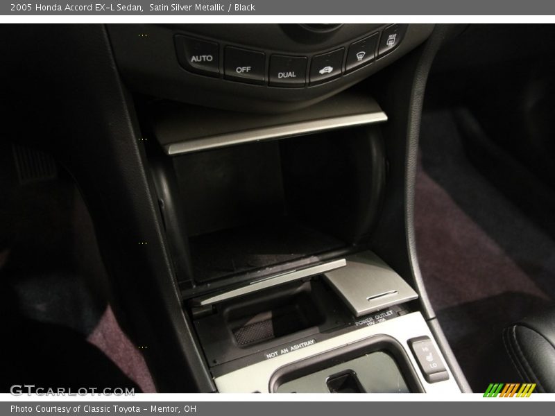 Satin Silver Metallic / Black 2005 Honda Accord EX-L Sedan