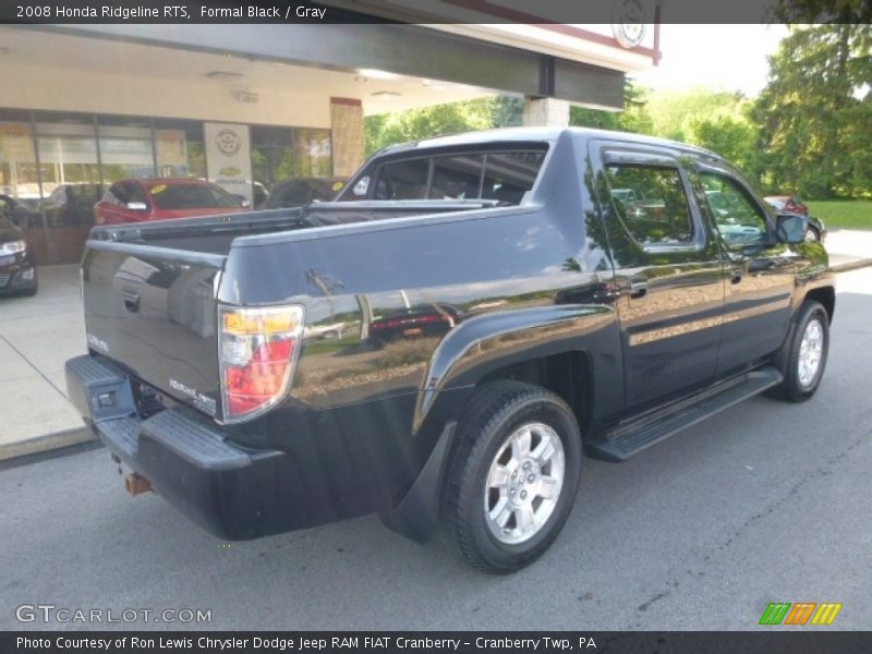 Formal Black / Gray 2008 Honda Ridgeline RTS