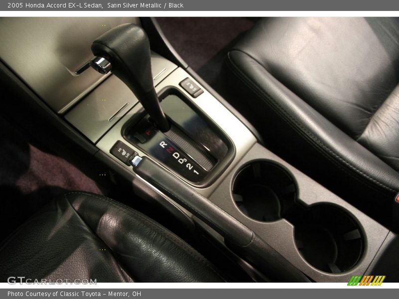 Satin Silver Metallic / Black 2005 Honda Accord EX-L Sedan