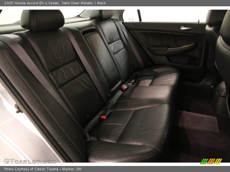 Satin Silver Metallic / Black 2005 Honda Accord EX-L Sedan
