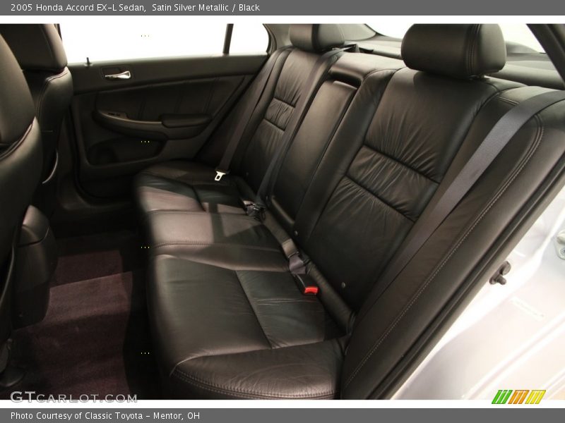 Satin Silver Metallic / Black 2005 Honda Accord EX-L Sedan