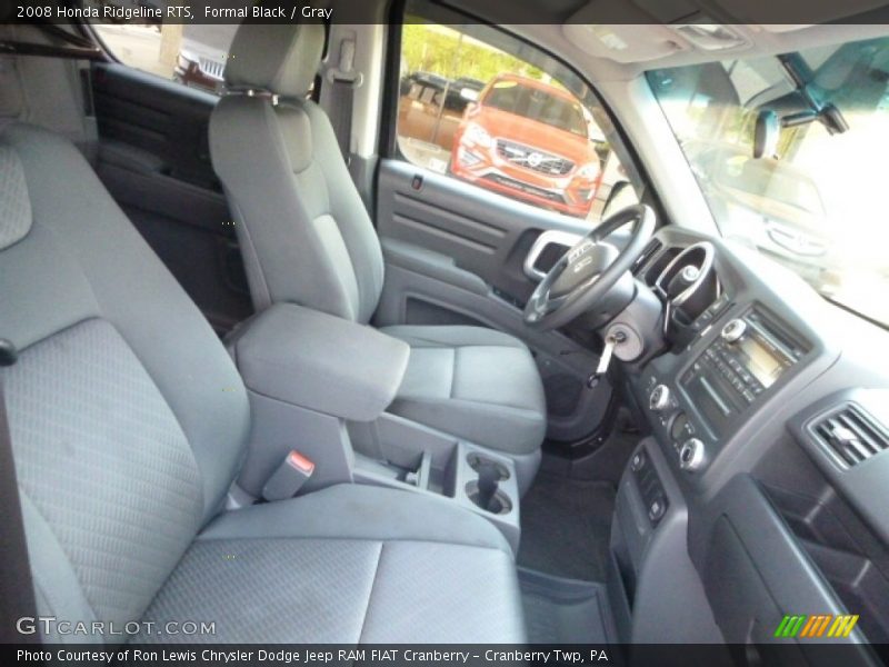 Formal Black / Gray 2008 Honda Ridgeline RTS