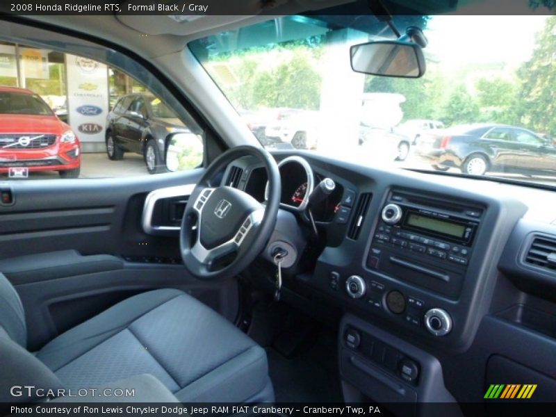 Formal Black / Gray 2008 Honda Ridgeline RTS