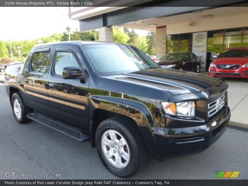Formal Black / Gray 2008 Honda Ridgeline RTS