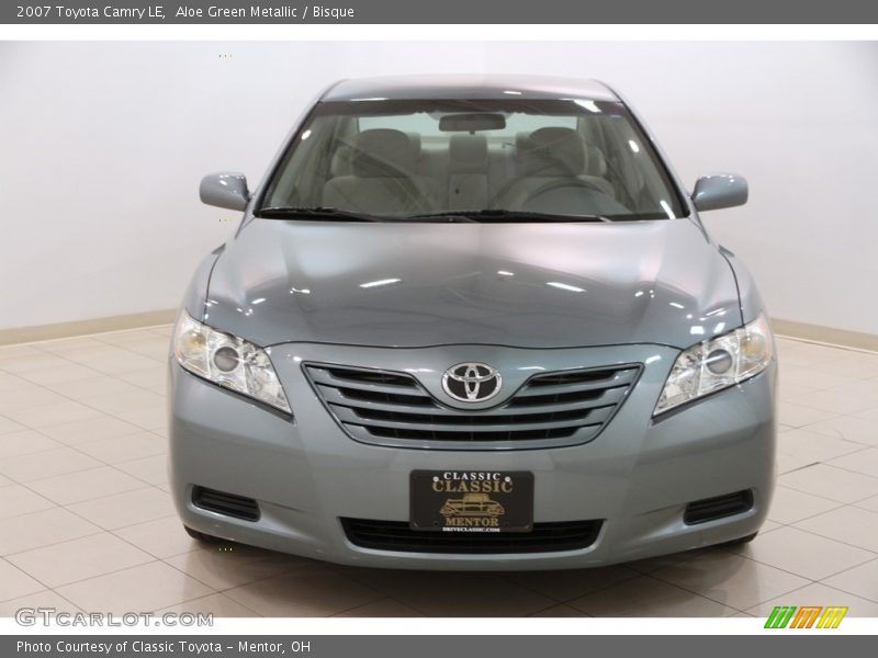 Aloe Green Metallic / Bisque 2007 Toyota Camry LE