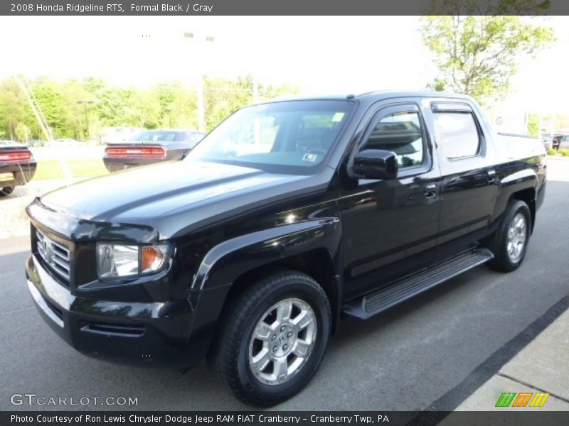 Formal Black / Gray 2008 Honda Ridgeline RTS