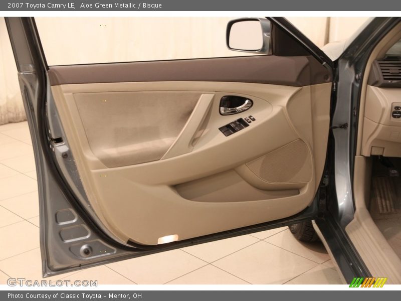 Aloe Green Metallic / Bisque 2007 Toyota Camry LE