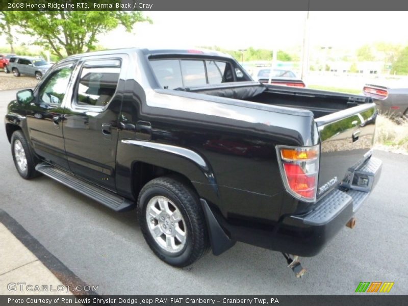 Formal Black / Gray 2008 Honda Ridgeline RTS