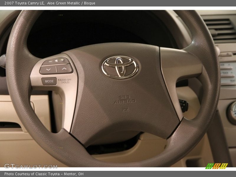 Aloe Green Metallic / Bisque 2007 Toyota Camry LE