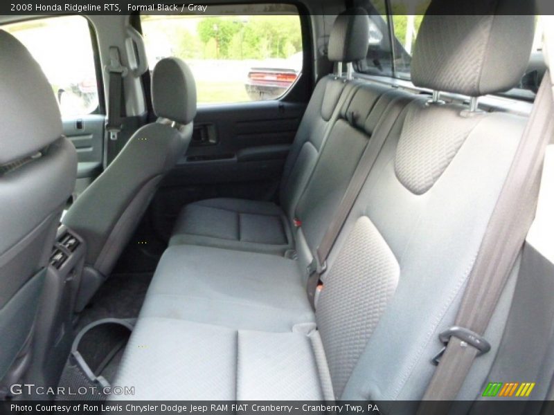 Formal Black / Gray 2008 Honda Ridgeline RTS