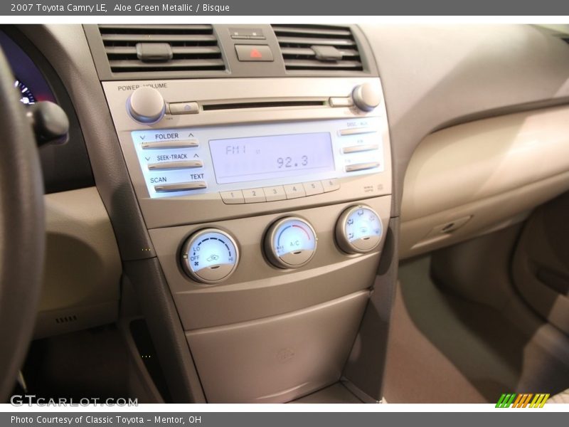 Aloe Green Metallic / Bisque 2007 Toyota Camry LE