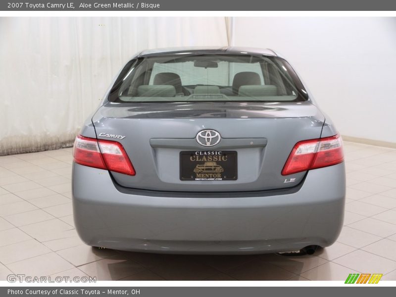 Aloe Green Metallic / Bisque 2007 Toyota Camry LE
