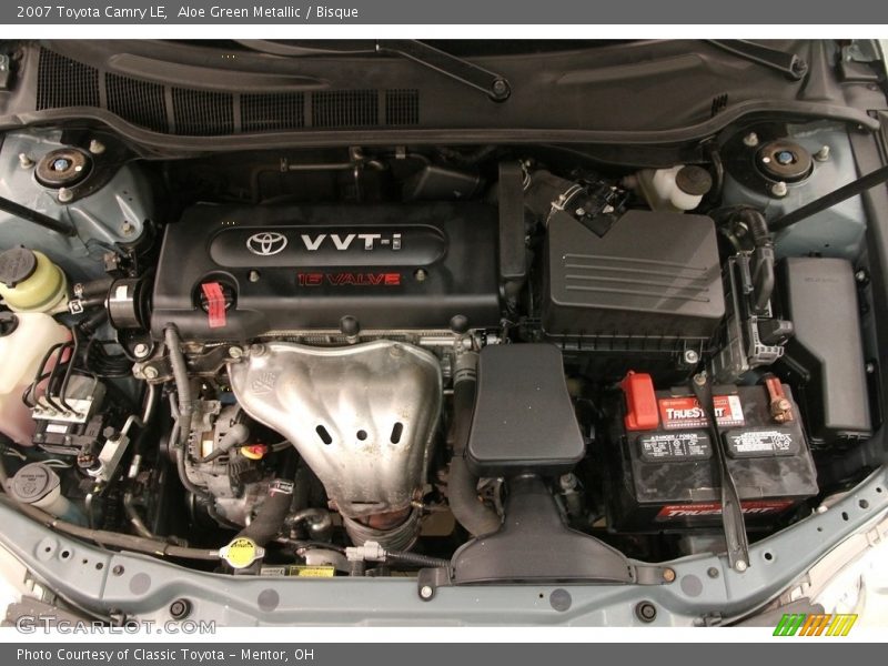 Aloe Green Metallic / Bisque 2007 Toyota Camry LE