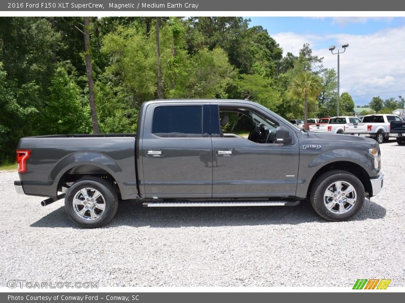 Magnetic / Medium Earth Gray 2016 Ford F150 XLT SuperCrew