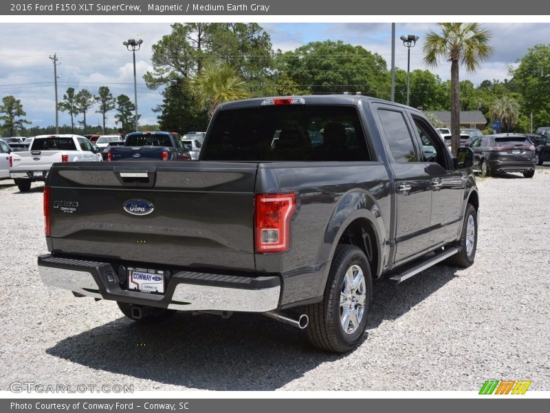 Magnetic / Medium Earth Gray 2016 Ford F150 XLT SuperCrew