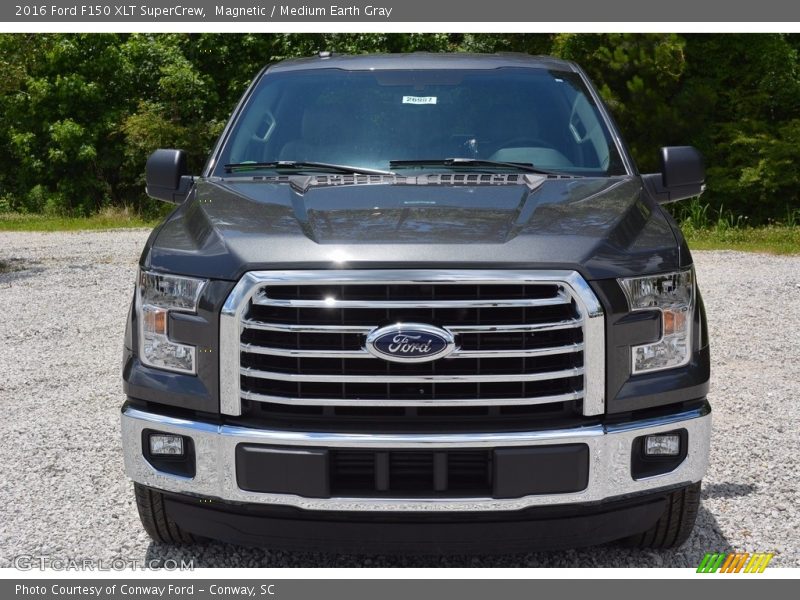 Magnetic / Medium Earth Gray 2016 Ford F150 XLT SuperCrew
