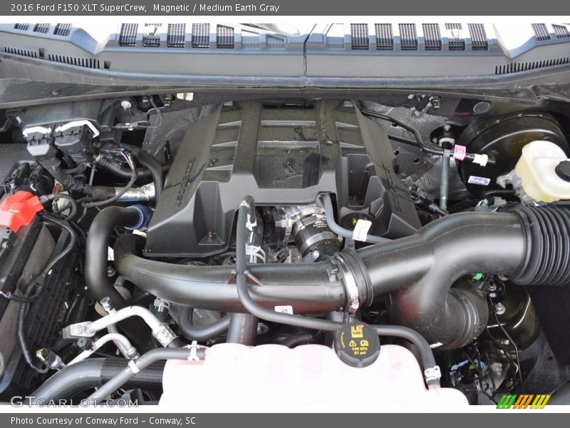 Magnetic / Medium Earth Gray 2016 Ford F150 XLT SuperCrew