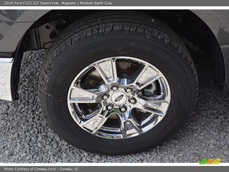 Magnetic / Medium Earth Gray 2016 Ford F150 XLT SuperCrew