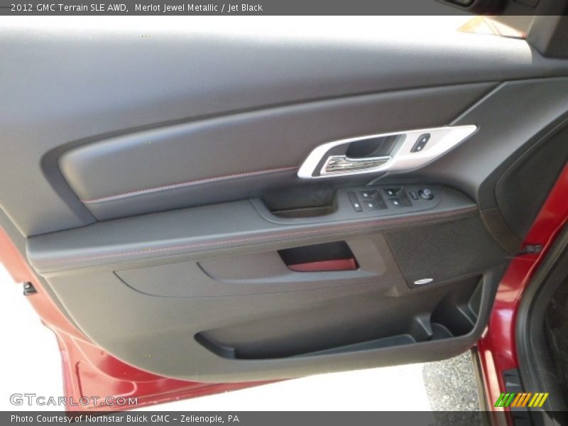Merlot Jewel Metallic / Jet Black 2012 GMC Terrain SLE AWD