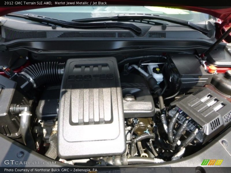 Merlot Jewel Metallic / Jet Black 2012 GMC Terrain SLE AWD