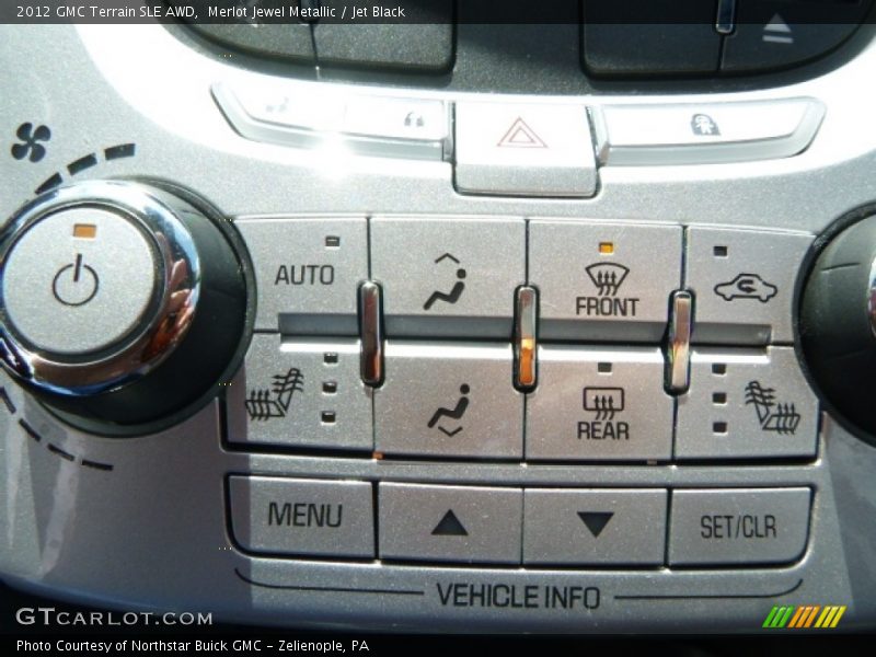 Merlot Jewel Metallic / Jet Black 2012 GMC Terrain SLE AWD