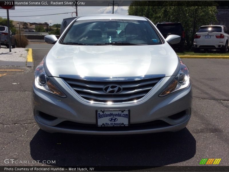 Radiant Silver / Gray 2011 Hyundai Sonata GLS