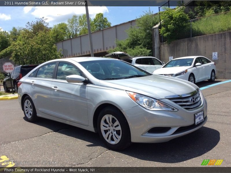 Radiant Silver / Gray 2011 Hyundai Sonata GLS