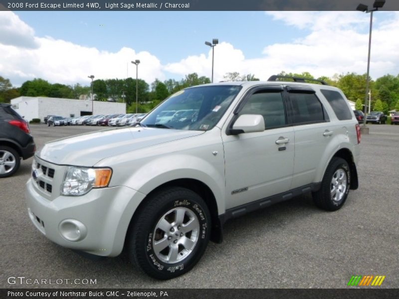 Light Sage Metallic / Charcoal 2008 Ford Escape Limited 4WD
