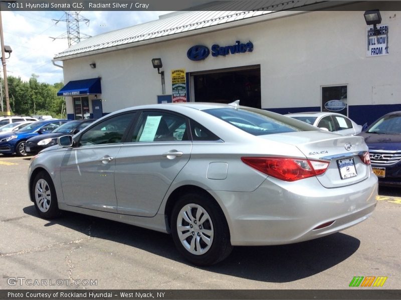 Radiant Silver / Gray 2011 Hyundai Sonata GLS