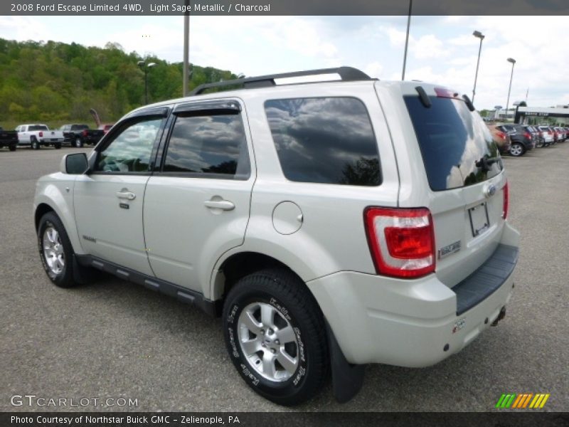 Light Sage Metallic / Charcoal 2008 Ford Escape Limited 4WD