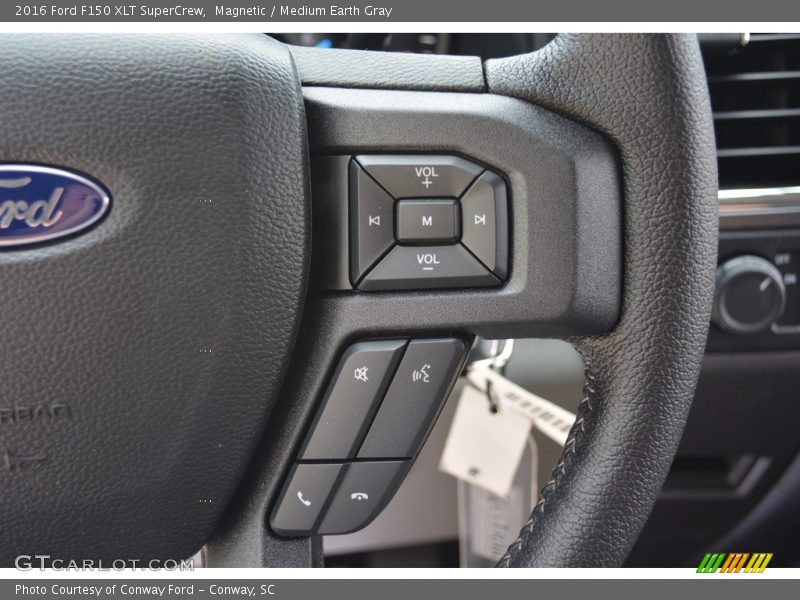 Magnetic / Medium Earth Gray 2016 Ford F150 XLT SuperCrew