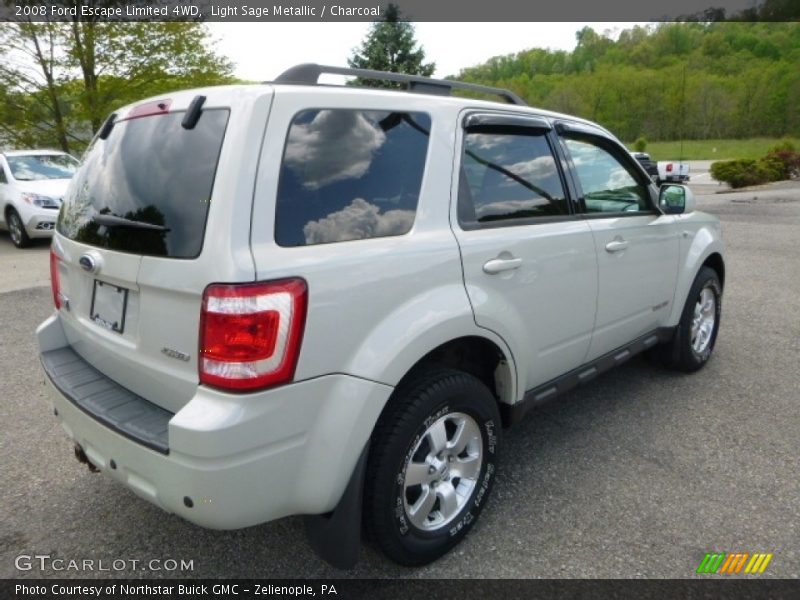 Light Sage Metallic / Charcoal 2008 Ford Escape Limited 4WD