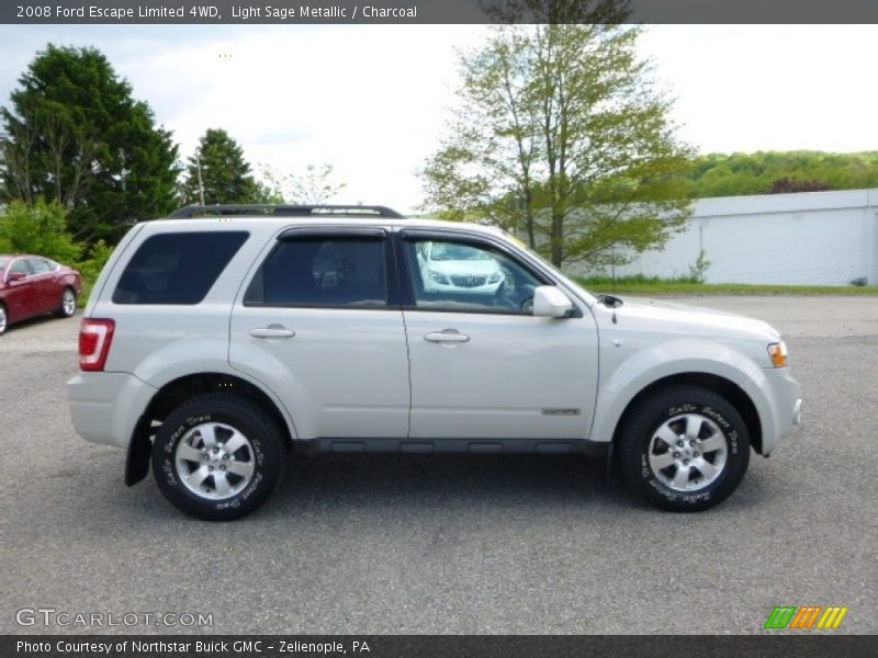 Light Sage Metallic / Charcoal 2008 Ford Escape Limited 4WD